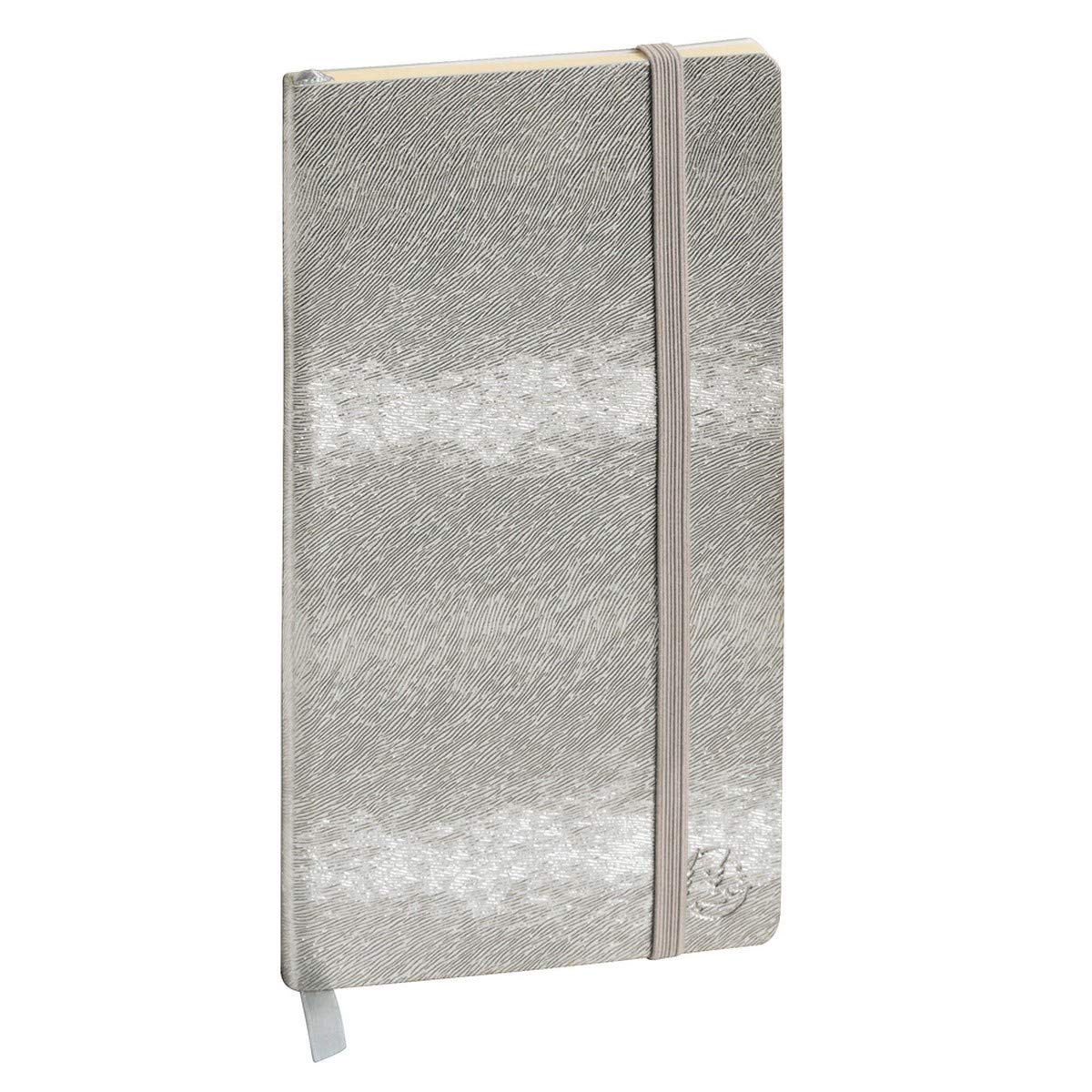 Exacompta 176593E – A Week to View Diary Space 17 Oriane 9 x 17 cm, Silver Colour – January to December 2020