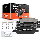 A-Premium Front Ceramic Disc Brake Pads Set Compatible with Select Chevy, Cadillac and GMC Models - Silverado, Tahoe, Suburba