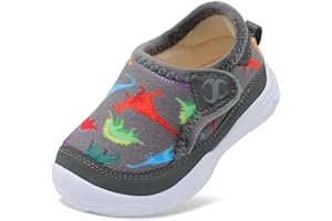 Scurtain Toddler Slippers for Girls Boys Barefoot Shoes Kids Slippers Sneakers Warm Cute House Slippers Toddler Non-Slip Snow Boots for Indoor Outdoor