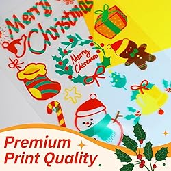 Uinkit 100 Sheets Laser Transparency Film 8.5x11