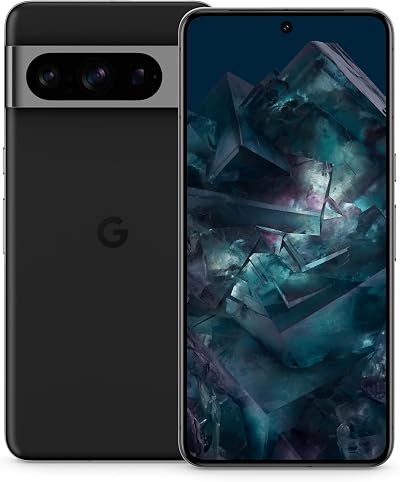 Google Pixel 8 Pro Unlocked 128GB Obsidian Telephoto 5x Super Actua Display