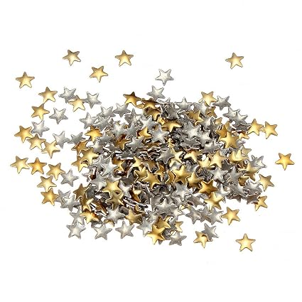 Leegoal Fashion 3D Design Golden/Silver Metallic Studs Nail Art Stickers(Gold&Silver,5 Set Of) (648668169808)