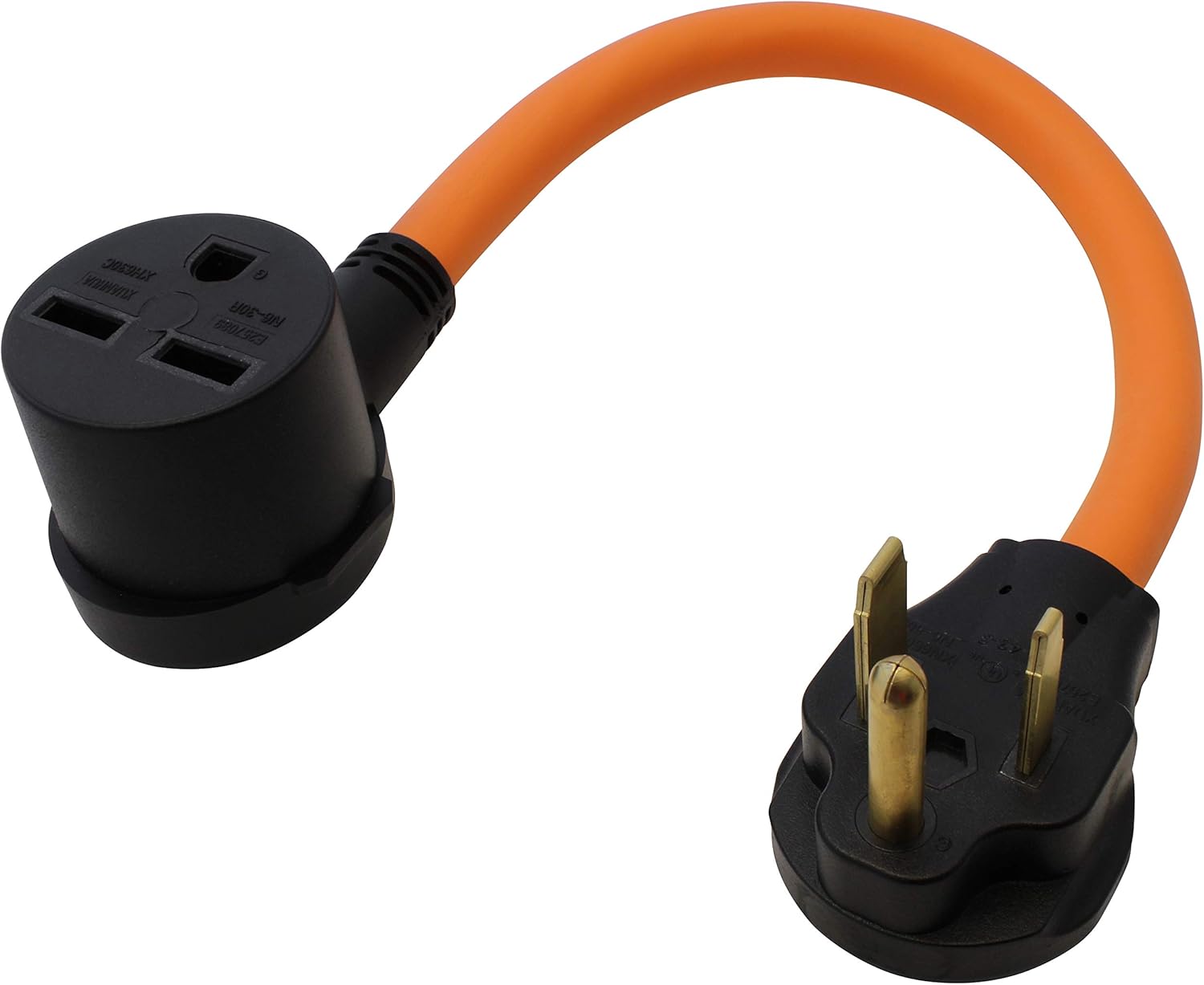 AC WORKS 650P 50A Welder Plug to 630R 3Prong 30 Amp 250 Volt HVAC