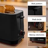 Bosch MyMoment Infuse Compact 2-Slice Toaster Matte Black view 6