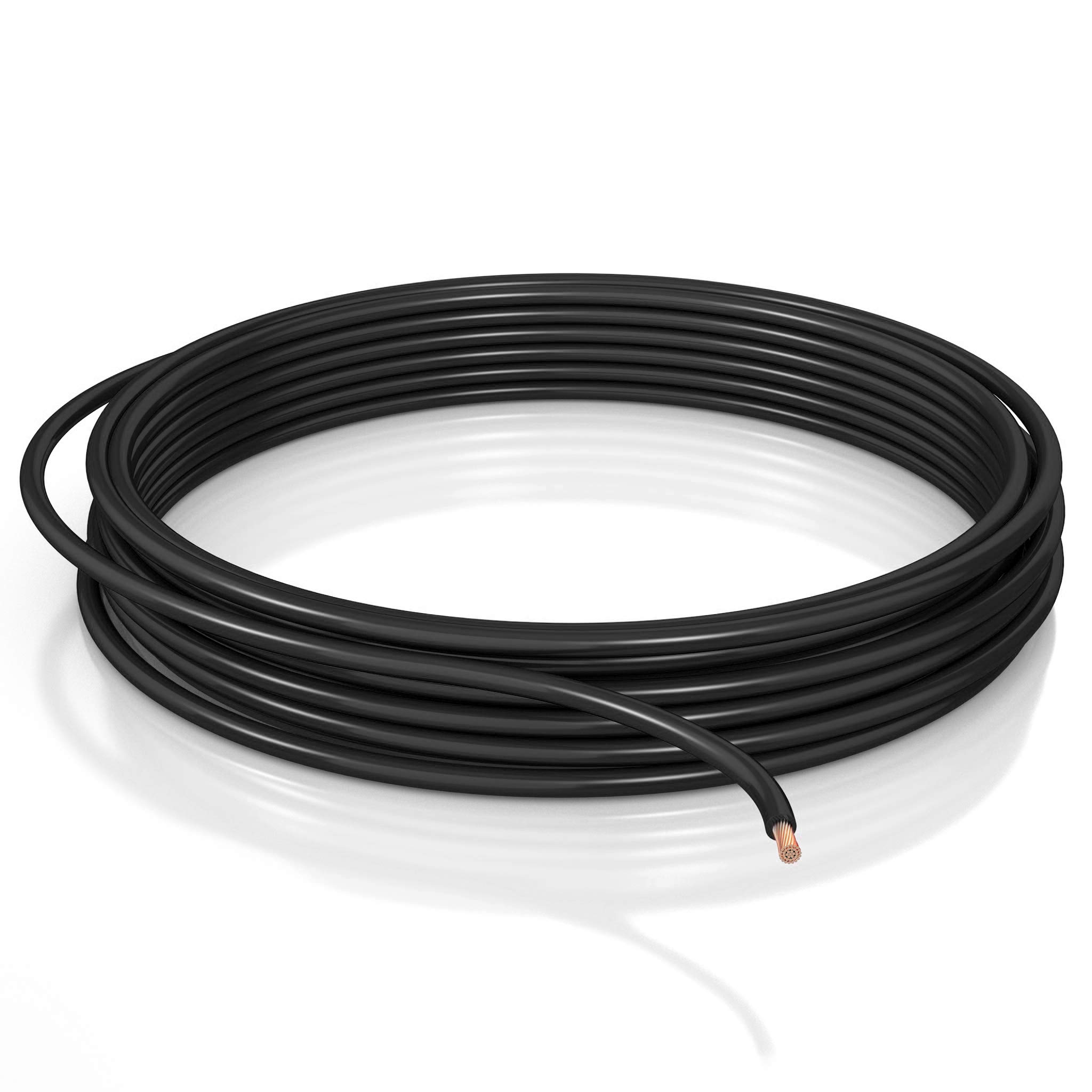 DCSk - 5m - Vehicle cable type FLRY B asymmetrical 6mm² - Car Electrical Wire, Coil Length 5 m, Black
