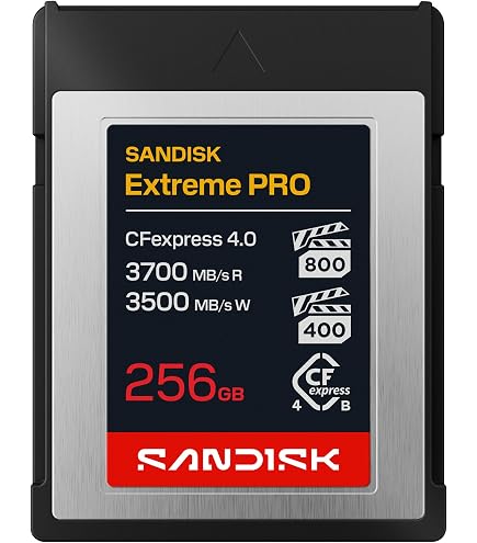SANDISK 256GB Extreme PRO SD UHS-II V90 Memory Card - Up to 310MB