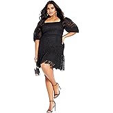 City Chic Women's Plus Size Cocktail Dress - Priscilla Lace