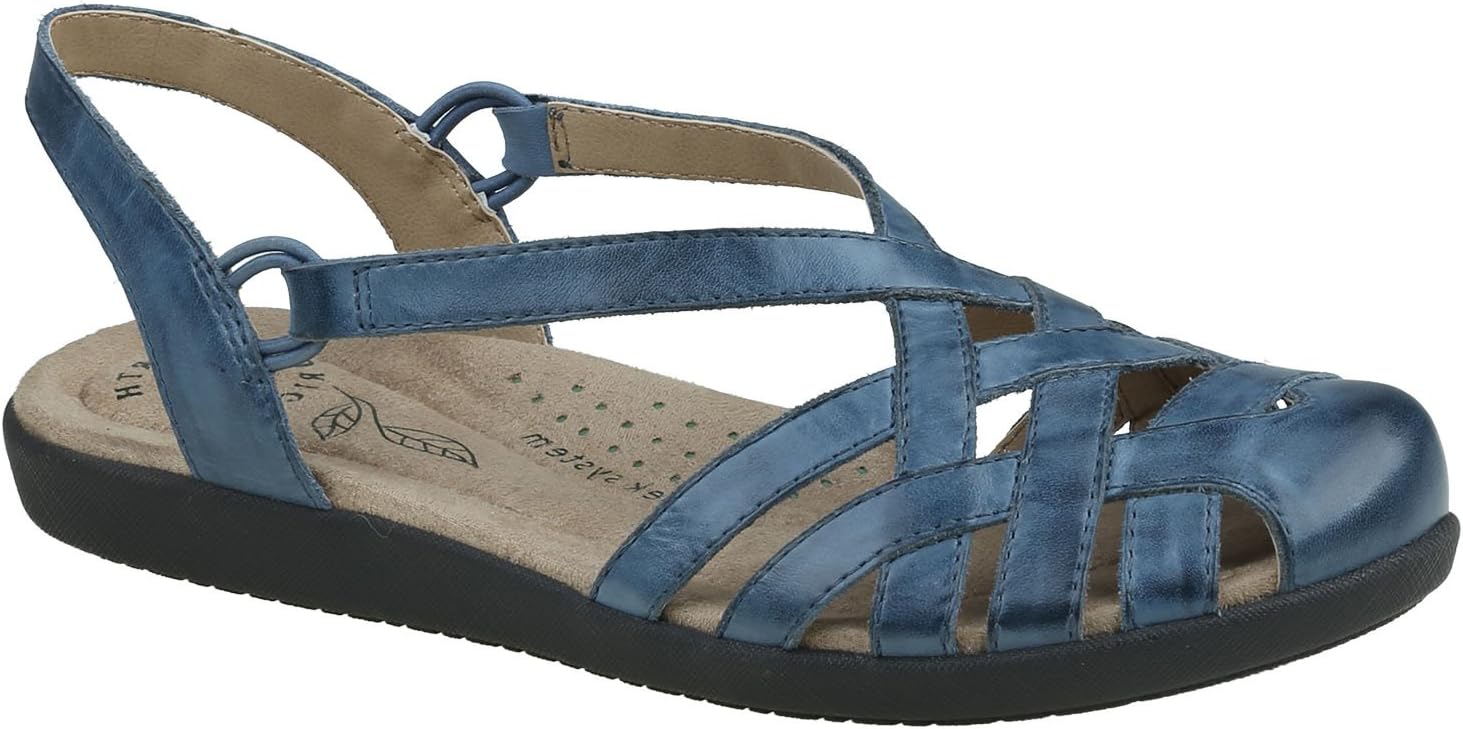 Earth Origins Women's, Nellie Sandal PARISAN Blue 7.5 M
