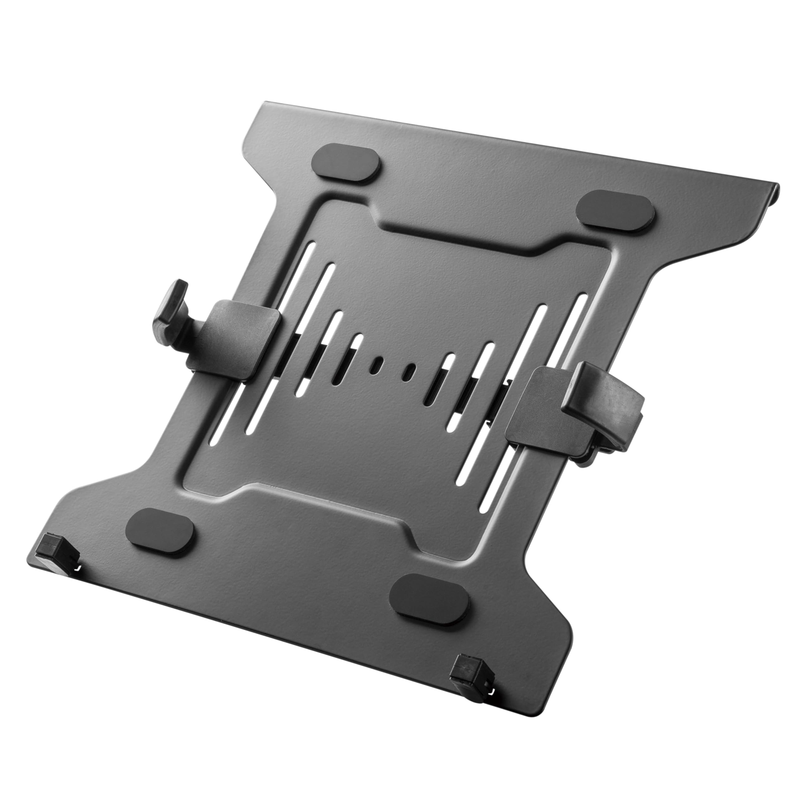 RICOO Laptop Holder, CZ3028, Lap Desk, Adjustable, Monitor Holder, Laptop Tray, VESA 75 x 75/100 x 100, Matte Black, Screen Mount, 30 x 28 cm, Laptop Stand, Notebook Stand, Laptop Couch