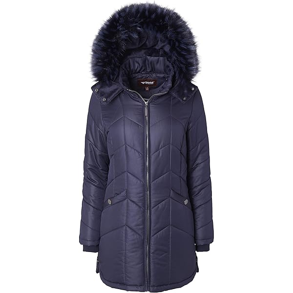 Amazon.com: Women Midlength Down Alternative Quilt Winter