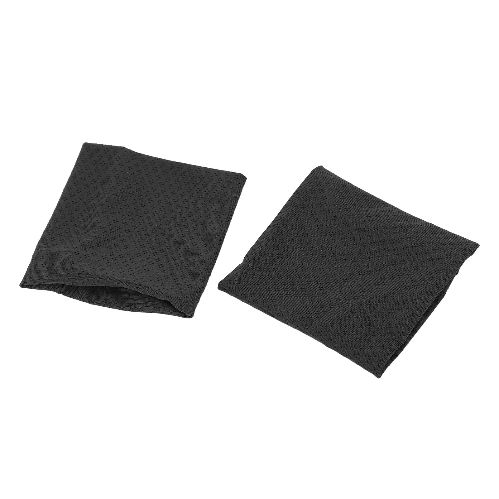 TOPINCN Cooling Wristband, Exercise Wrist Sweatband Ice Silk 2PCS for Table Tennis (Black)
