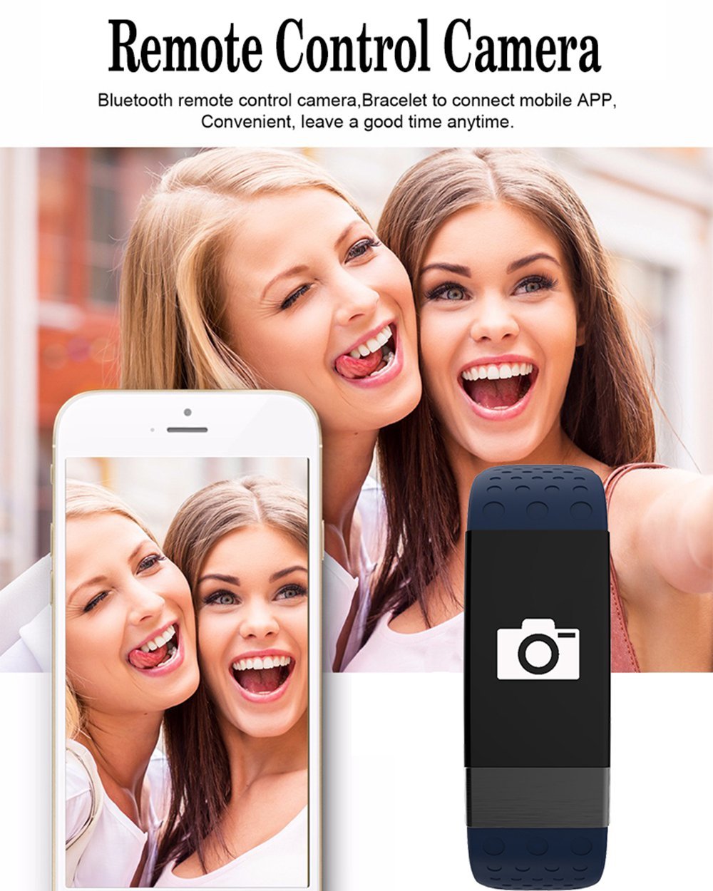 KXCD-TECH Fitness Tracker, Smartwatch with Heart Rate Monitor Waterproof Smart Fitness Watch with Pedometer Sleep Monitor, Show Text Messages, Step Counter Activity Wristband for Kids Women Men