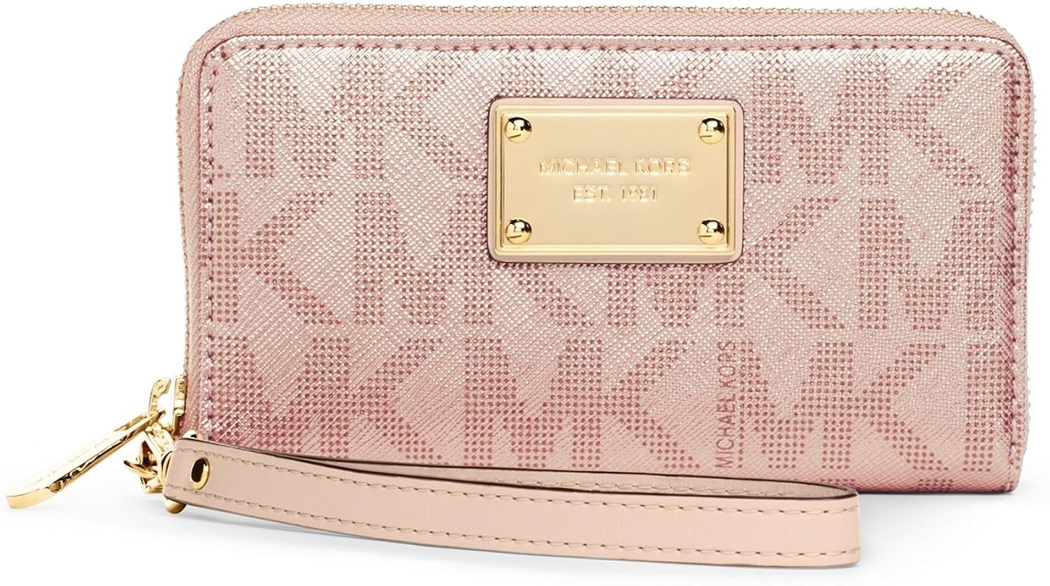 Michael Kors Signature Metallic Multi Function Phone Case