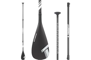 THURSO SURF Carbon Elite SUP Paddle Full Carbon Fiber Paddle Board Paddle Kayak Paddle Convertible 3 Piece Adjustable 71''-87'' Extremely Lightweight Floating Pro Performance