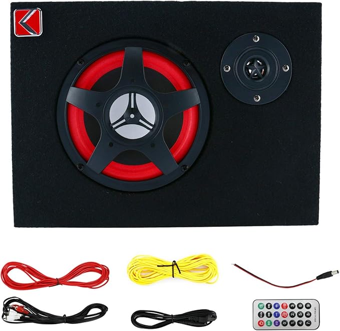 active subwoofer car under seat