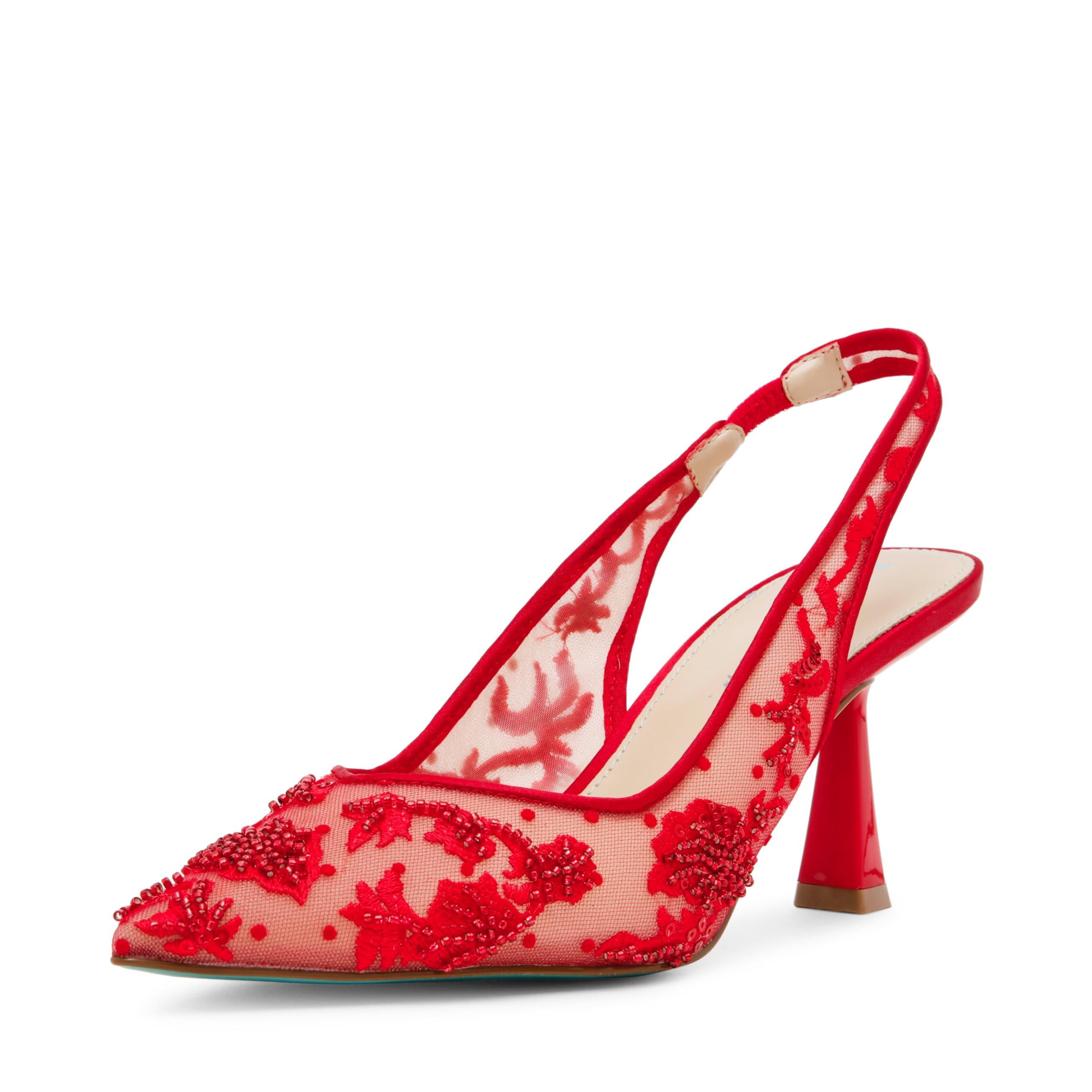 Betsey Johnson Women’s Nikki Pump, Red, 8