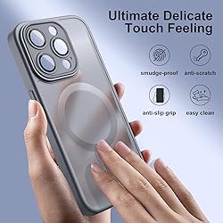 ROYBENS for iPhone 15 Pro Matte Clear Case