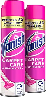 Vanish Oxi Action Upholstery & Carpet Cleaner 600ml Spring Flowers Pack of 2