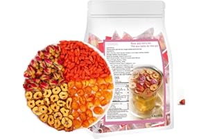 Longan Red Date Rose Goji Flower Tea Combination 8.8 oz/250g (50 small bags) Flower tea, fruit tea, ladies' tea beverage Flow