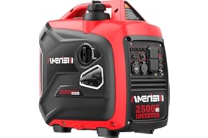 AMERISUN 2500-Watt Gas Powered Portable Inverter Generator, CO Sensor, Super Quiet for Home Backup, Emergency, Camping, EPA Compliant 2025 Version