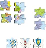 Larsen A7 Sweden Political Map Jigsaw Puzzle 70 Pieces Swedish Edition view 3