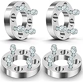 ECCPP 4PCS 1 inch Wheel Spacers 4 Lug 4x100mm to 4x100mm 12mmx1.5 67.1mm hub bore Fit for 1995-2005 for Dodge Neon |1991-2001 for Ford Escort |1980-2005 for Honda Civic