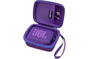 L LTGEM LTGEM Case Compatible with JBL Go 4 and JBL Go 3 and JBL Go 3 Eco Ultra-Portable Waterproof Speaker, Purple