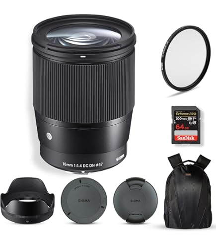 Amazon.com : Sigma - 16mm-F/1.4 (C) AF DC DN Lens, Fuji X-Mount