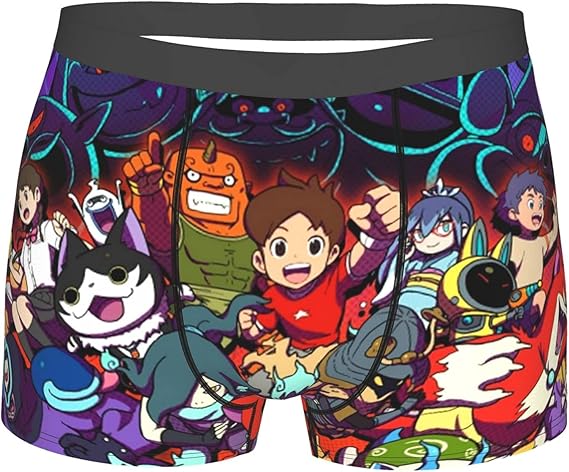 Amazon 妖怪ウォッチ1 ボクサーパンツ メンズ セット 通気 吸汗 抗菌防臭加工 ボクサーブリーフ ボクサーショーツ Unbeanded シューズ バッグ