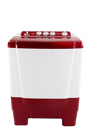Onida 8.0 kg Semi-Automatic Top Loading Washing Machine (S80SCTR, Lava Red)