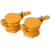 BeeCastle 2PCS Honey Gate Valve for 5 Gallon Bucket, Durable Nylon Honey Gate for Extractor, Honey Extractor Tap -Honey Extraction Equipment (Yellow Light Color)