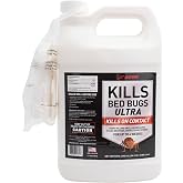 JT Eaton Kills Bed Bugs Ultra Spray, Water-Based, Gallon Size | Long-Lasting Formula; Kills Bed Bugs, Roaches, Ants, and Dust Mites; Water-Based; Gallon with Sprayer