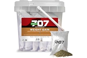 Formula 707 Weight Gain Equine Supplement, Daily Fresh Packs, 28 Day Supply - Palatable, Calorie-Rich Nutritional Support for Hard-to-Keep and Senior Horses