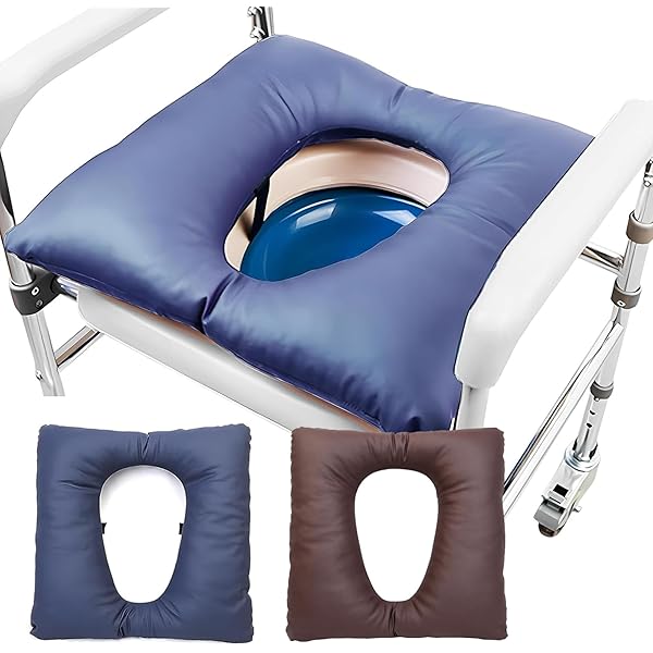 green Amazon.com: ZXMOBY Bedside Soft Commode seat Cushion, Thick