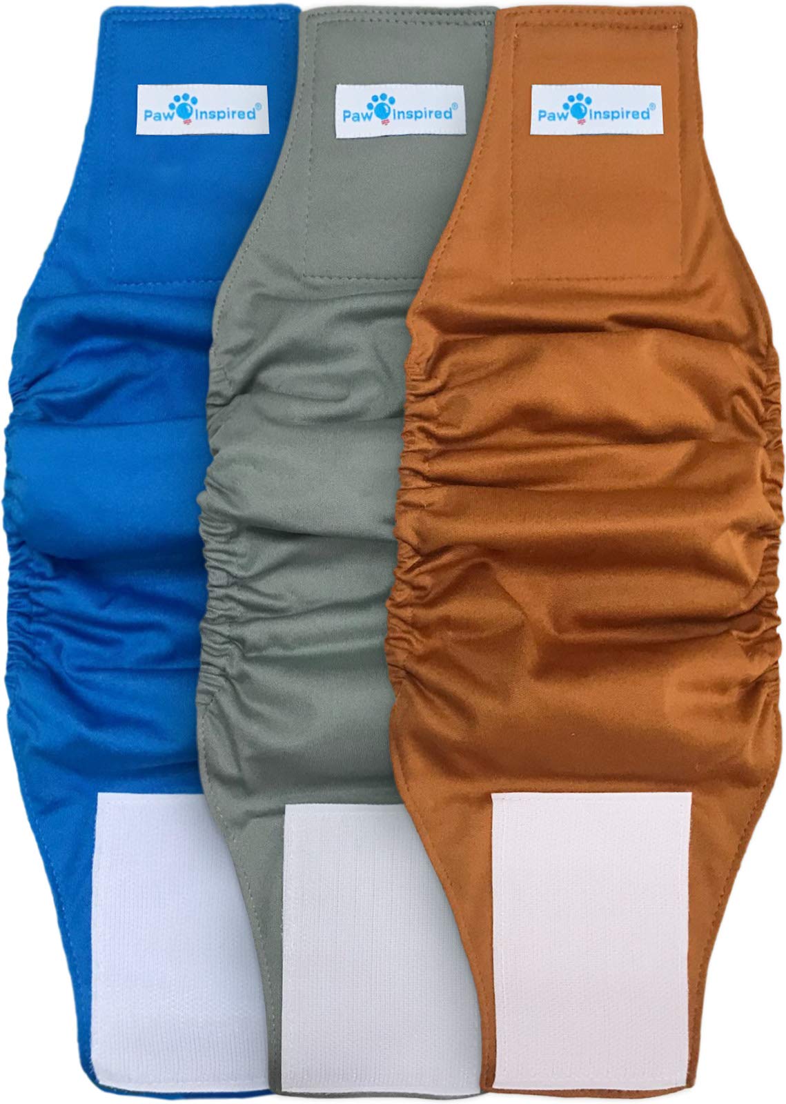 Photo 1 of Paw Inspired Ultra Protection Washable Dog Diapers OR Washable Male Dog Wraps (3 Count Male Dog Wraps, X-Small)
