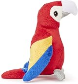 Zappi Co 100% Recycled Plush Parrot Toy 13-15cm Soft Cuddly view 2