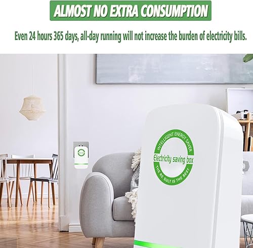 Energy Saver Power Device - Voltage Stabilizer For Home Appliances, ABS Material