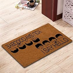IFHUH You Say Goodbye and I Say Hello Doormat Front
