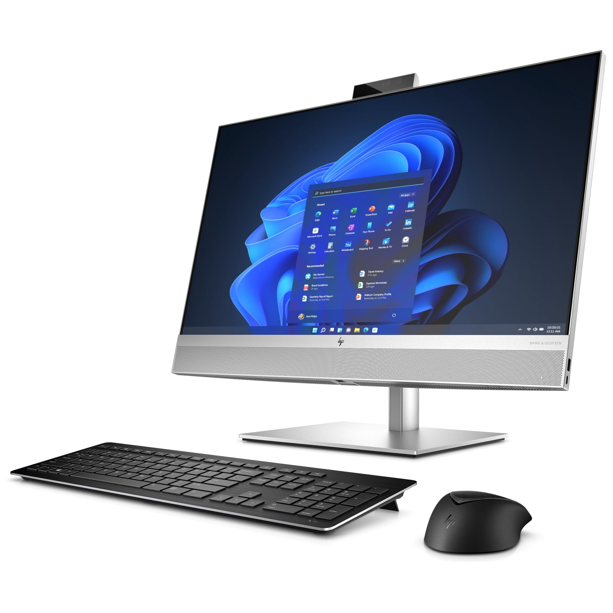 HP EliteOne 870 G9 - Wolf Pro Security - All-in-One (Komplettlösung) - Core i7 i7-14700/2.1 GHz - vPro - RAM 16 GB - SSD 512 GB - NVMe - UHD Graphics 770-1GbE, Wi-Fi 6E, Bluetooth Dual-Mode