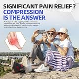 Lexniush Ankle Support 2 Pack for Sprains Plantar Fasciitis Relief view 2
