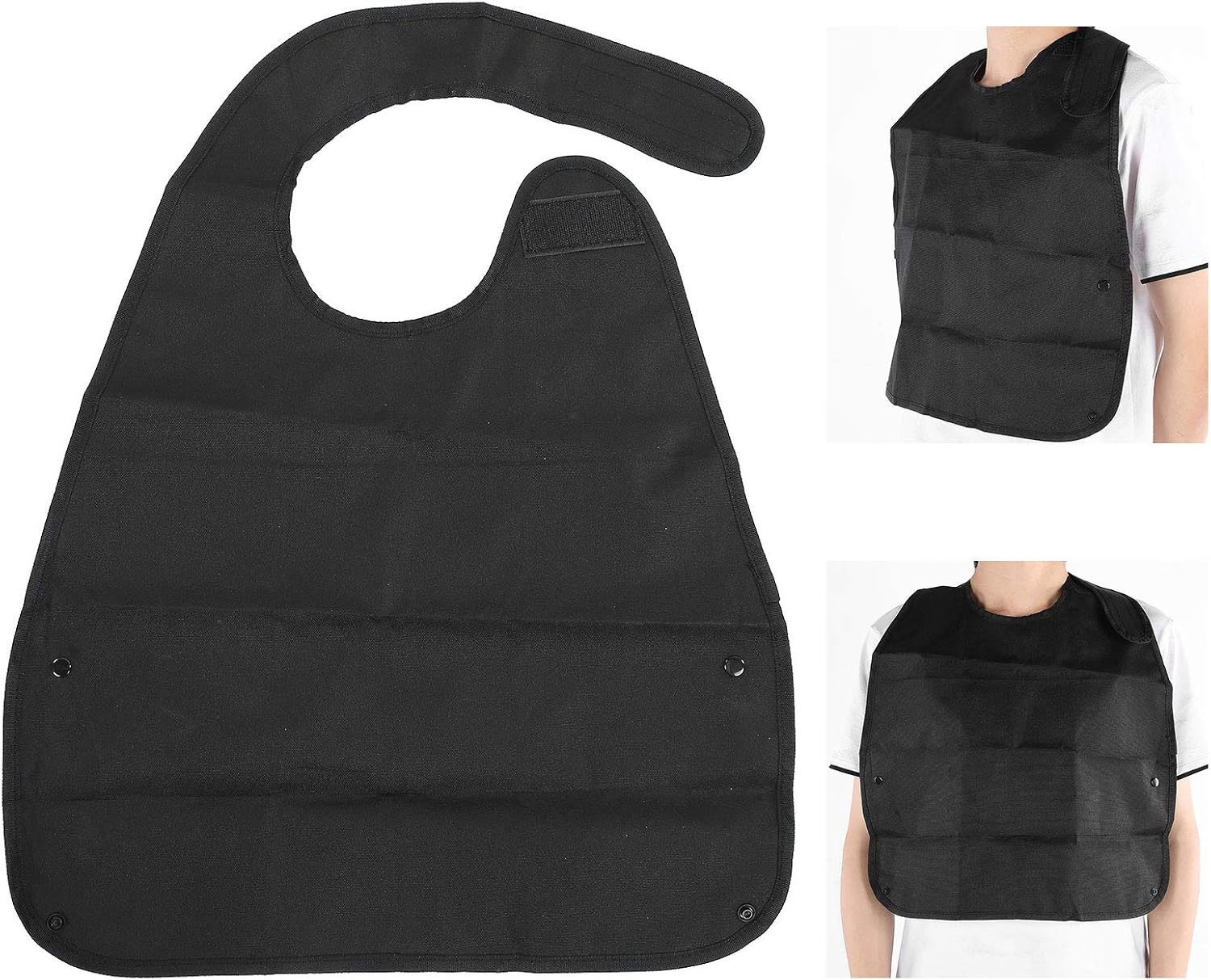 ZJchao Adult Bib, Waterproof Soft Apron Prevent from Catch Leaked Meals feeding bibs adult Clothing Protector - Image 5