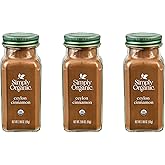 Simply Organic Ceylon Ground Cinnamon, 2.08 Ounce 3 Pack, Non-GMO Organic Cinnamon Powder, Vegan