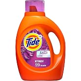 Tide Plus Febreze Freshness Spring &amp; Renewal HE Turbo Clean Liquid Laundry Detergent, 92 fl oz, 59 Loads