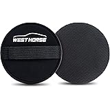 WEST HORSE 6" Car Detailing Clay Pad, Clay Bar Pad Disc for Auto Detailing, 1Pc Magic Clay Pad and 1Pc Hand Strap Applicator 