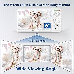 HelloBaby Baby Monitor with 6" World First IPS