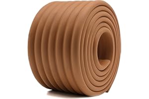 M2cbridge Multifunctional Edge and Corner Guard Coverage Baby Safety Bumper DIY 6.5 Ft (Coffee)