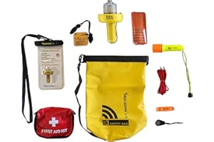 SIRIUS SIGNAL FOR LIFE Sirius Signal SB-3L Boating Safety and Emergency SOS Dry Bag Kit for Kayaks, Boats, and Paddle Craft - USCG Approved