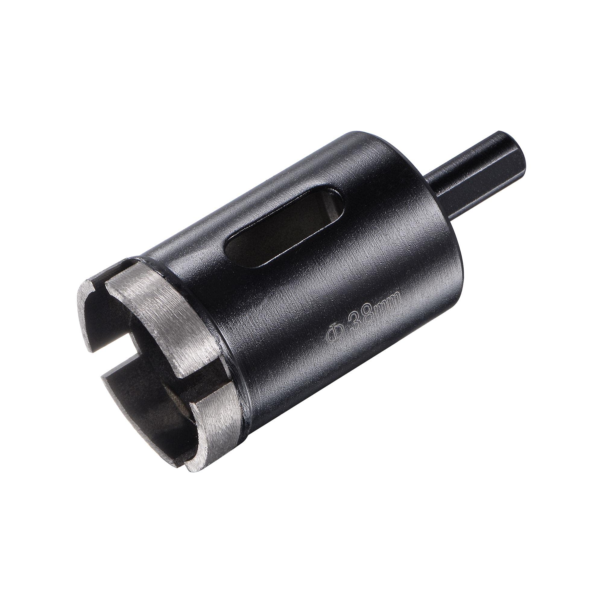 sourcing map 38mm Diamond Core Drill Bits Hole Saws Wet Only for Hard Concrete Brick Block Masonry Stone Tile Glass — image 1