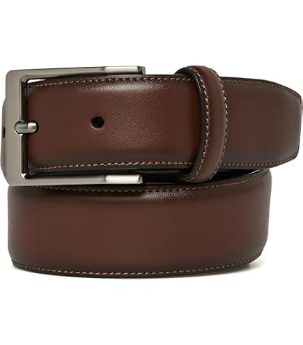 perry ellis portfolio men's leather dress belt Park Ave Textured Belt, Black, 30 : Clothing, Shoes & Jewelry LowStock:41463998873651