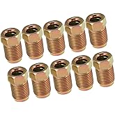 ABSOPRO Threads Brake Line Nut Fittings M10x1.0 for 3/16" Steel Brake Line Tubing (Set of 10)
